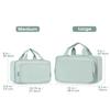 Narwey Travel Toiletry Bag for Women Large Hanging Makeup Bag Organizer Toiletries Bag for Full Size Essentials Accessories Cosmetics (Mint Green (Large)) view 2