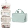 Narwey Travel Toiletry Bag for Women Large Hanging Makeup Bag Organizer Toiletries Bag for Full Size Essentials Accessories Cosmetics (Mint Green (Large)) view 4