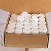 100pcs empty 10g clear round small plastic cosmetic jar pot containers for makeup lip balm powder sample wholesale bulk 0.33 OZ cream jars with White lids travel container bottles packing view 3