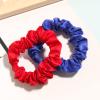Satin Scrunchies Hair Ties for Women Girls Small Elastic Band,Furling Pompoms 32 Pcs Hair Bobbles Scrunchie Thick Thin Hair Ponytail Holders Accessories Colorful Mix view 2