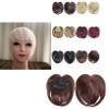 Faringoto Clip-In Bangs Hairpiece for Women,with Adjustable Combs,Thick Top Hair Fringe for Thin Hair or Costume view 2