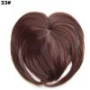 Faringoto Clip-In Bangs Hairpiece for Women,with Adjustable Combs,Thick Top Hair Fringe for Thin Hair or Costume view 3