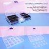 300Pcs U-Shaped Hair Pins Set for Women, Kids & Girls: 2.8IN, 2.4IN, 2IN Bobby Bun Pins with Storage Box, 2 Thick Seamless Hair Ties & 50 Elastic Hair Bands for All Hair Types, Black view 4