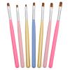 FOMIYES 7pcs Nail Art Brush Gel Nail Drawing Tools for Manicure Compact and Easy to Use for Home view 1