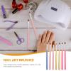 FOMIYES 7pcs Nail Art Brush Gel Nail Drawing Tools for Manicure Compact and Easy to Use for Home view 4