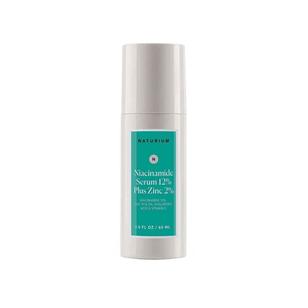 Naturium Niacinamide Face Serum 12% Plus Zinc 2% Jumbo, Anti-Aging, Pore Minimizer & Dark Spot Corrector with Hyaluronic Acid & Vitamin E, Vegan & Cruelty-Free, 2 oz