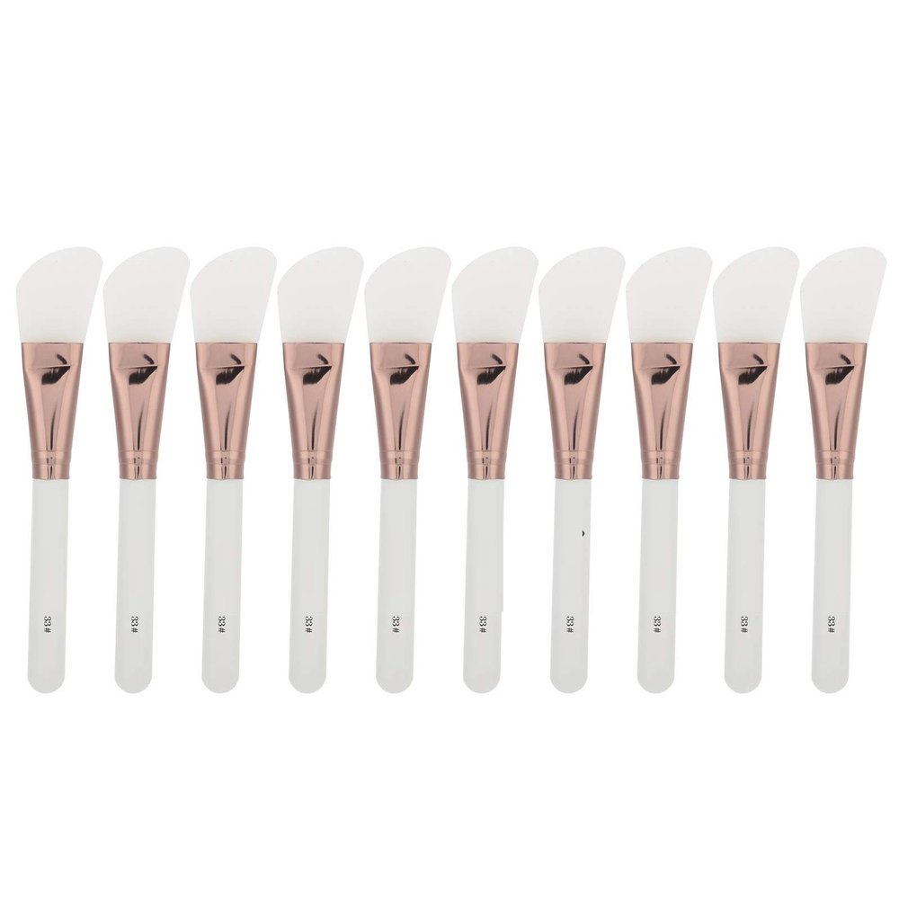 Mask Brush, Mud Mask Applicator, 10pcs Silicone Face Mask Brush, Soft DIY Mud Mask Mixing Stirring Brush