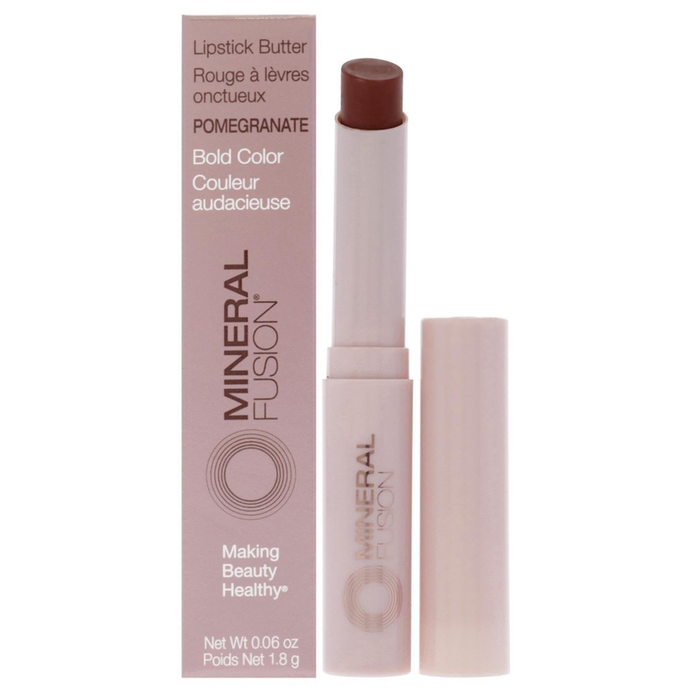 Lipstick Butter - Pomegranate by Mineral Fusion for Women - 0.06 oz Lipstick