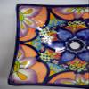 16" RECTANGULAR TALAVERA SINK vessel mexican bathroom handmade ceramic folk art view 2