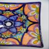 16" RECTANGULAR TALAVERA SINK vessel mexican bathroom handmade ceramic folk art view 3