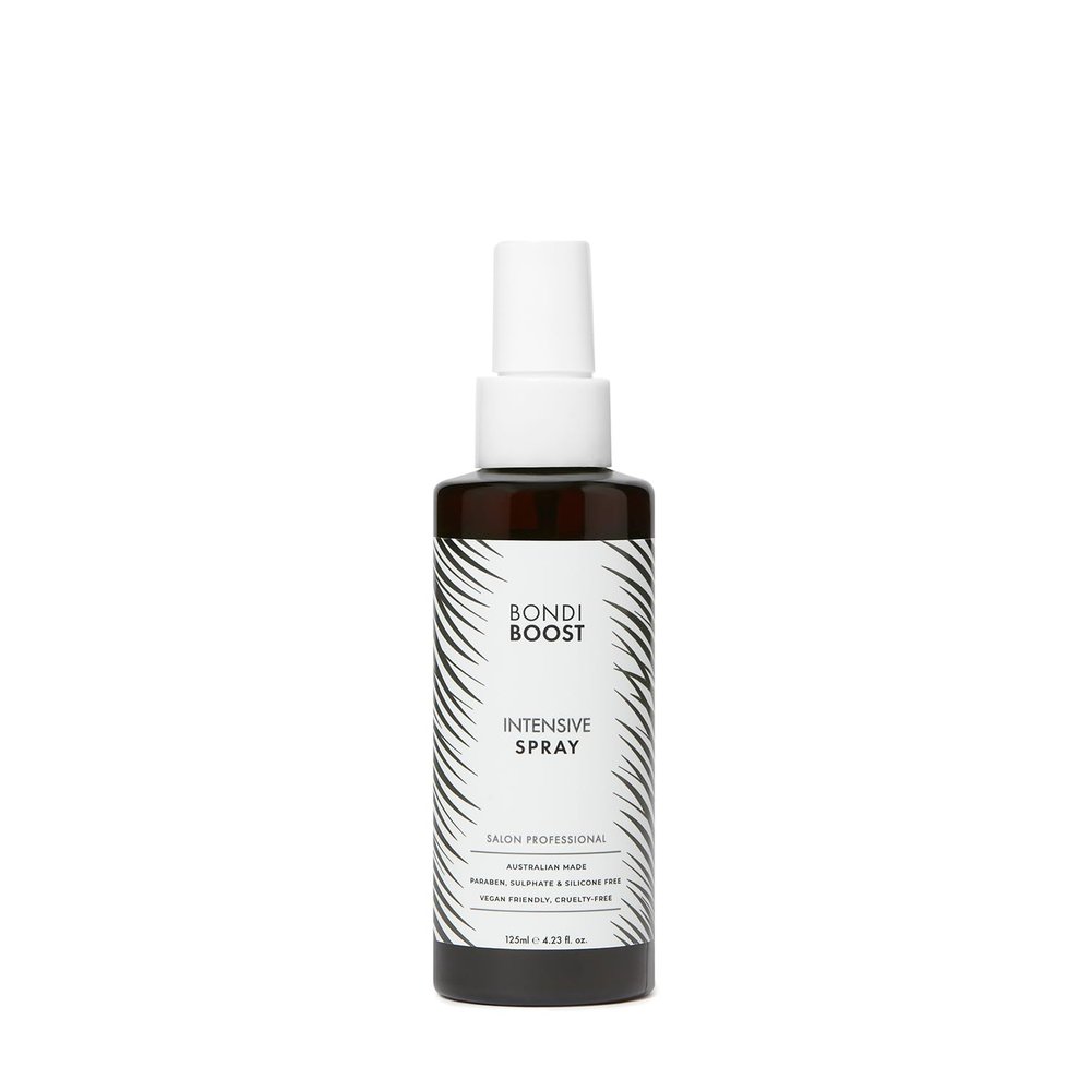 BONDIBOOST Intensive Thickening Spray [4.23 fl oz], Daily Leave In Hair Treatment to Reduce Hair Loss, Lightweight Mist for Thinning Hair + Density for Men & Women, Rosemary & Tea Tree Formula