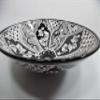 17" round TALAVERA VESSEL SINK Mexican handmade ceramic bathroom basin, folk art view 1