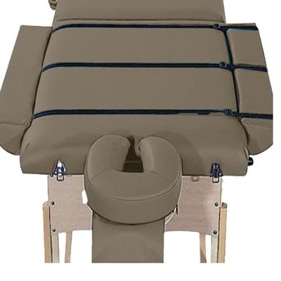 ibodycare XL Side Armrest Bolster Massage Table Extension, Exam Table Extender, Extend The Width of Your Table, Massage Bolster (Tan)