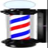 MIUXIU 35 Inch Barber Pole Light, Classic Style Hair Salon Barber Shop Open Sign, Barber Shop Rotating Black White LED Strips, IP54 Waterproof Save Energy, Wall Mount view 1