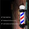 MIUXIU 35 Inch Barber Pole Light, Classic Style Hair Salon Barber Shop Open Sign, Barber Shop Rotating Black White LED Strips, IP54 Waterproof Save Energy, Wall Mount view 4