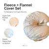 ibodycare Fleece and Flannel Face Rest Cover Set for Massage, Eye Surgery Recovery Chairs, Desktops, Vitrectomy or Face Down Surgery Recovery, Eye Surgery Recovery Pad Covers view 3