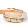 EXCEART Detachable Bristle Bath Brush with Bent Wooden Handle for Exfoliating Massage Stiffness Natural Bristle for Soft Smooth Skin for Shower Use view 3