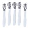 EXCEART 5pcs Stainless Steel Foot Cuticle Remover Tool Manual Hard Skin Shaver for Pedicure Treatment Salon view 1