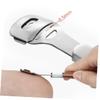 EXCEART 5pcs Stainless Steel Foot Cuticle Remover Tool Manual Hard Skin Shaver for Pedicure Treatment Salon view 4