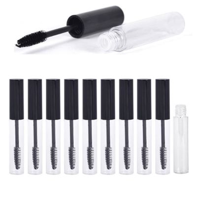10 ml Empty Mascara Tubes And Eyelash Wand, BPA free Eyelash Cream Container Bottle Refillable Clear Bottles for DIY Cosmetics