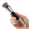 DIFFUNY Large Makeup Brushes Double Ended Foundation Brush & Concealer Brush, Flat Top Kabuki Foundation Brush for Liquid, Cream, Blending, Buffing, Concealer, Dual Sided Make Up Brushes view 1