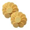 EXCEART 20pcs Skin-Friendly Makeup Cotton Pads Cleaning Sponges Soft Cellulose Puff for Daily Use for Makeup Removal and Facial Cleansing Skin Color view 1