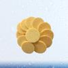 EXCEART 20pcs Skin-Friendly Makeup Cotton Pads Cleaning Sponges Soft Cellulose Puff for Daily Use for Makeup Removal and Facial Cleansing Skin Color view 4