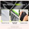 mikimini Black Shower Cap for Women, Men & Girls, 1 Pack, Reusable Double Layers Waterproof Bathing Shower Hat with Soft Comfortable PEVA Lining, Non-fading, Stretchy Shower Cap view 3