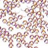 1440Pcs Crystal Rhinestones for Nail Face Makeup Art Crafts Clothes Decoration -(SS8,2.4mm, Topaz Ab and SS8,2.4mm,Black) view 2