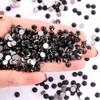 1440Pcs Crystal Rhinestones for Nail Face Makeup Art Crafts Clothes Decoration -(SS8,2.4mm, Topaz Ab and SS8,2.4mm,Black) view 3