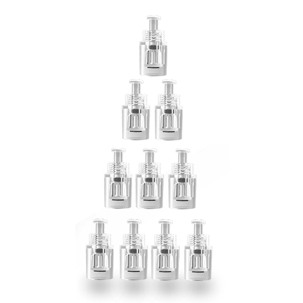 10 Pack Replacement Needle Catridge | Crystal Silicon Nano Derma Tips for NP3 NanoNeedling Pen | Not for Dr. Pen