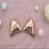 Summer Crystal 4 Pairs Sequins Cat Ears Kitty Ears Hair Clips - For Girls and Women - Stylish Hair Accessory for Birthdays, Costumes, Halloween, Holidays, and Parties (4 Pairs CHMV) view 2