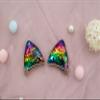 Summer Crystal 4 Pairs Sequins Cat Ears Kitty Ears Hair Clips - For Girls and Women - Stylish Hair Accessory for Birthdays, Costumes, Halloween, Holidays, and Parties (4Pairs BFFP) view 4
