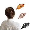 3 Pcs Simple French Style Hair Claw Clip Duckbill for Women Girls Plastic Ponytail Clamp Barrettes Hairpins (Pink) view 1