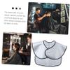 OSALADI Hair Cutting Collar, Silicone Neck Wrap Short Hair Dye Cape Silicone Cutting Collar Hair Dye Collar for Salon, Grey view 3