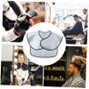 OSALADI Hair Cutting Collar, Silicone Neck Wrap Short Hair Dye Cape Silicone Cutting Collar Hair Dye Collar for Salon, Grey view 4