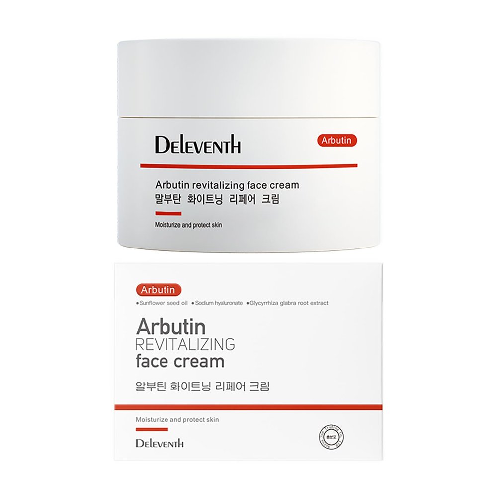 DEleventh Korean Brand -Arbutin Revitalizing Face Cream 30g / with Vitamin C and Sodium Hyaluronate for a Brighter, Even-Toned Complexion and Deep Hydration