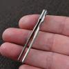 Mini Titanium Tweezers,Small TC4 Titanium Alloy Clip Portable Tweezers Nipper,EDC Outdoor Travel Camping Hiking Tool Keychain Pendant view 1