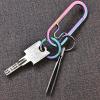 Mini Titanium Tweezers,Small TC4 Titanium Alloy Clip Portable Tweezers Nipper,EDC Outdoor Travel Camping Hiking Tool Keychain Pendant view 3