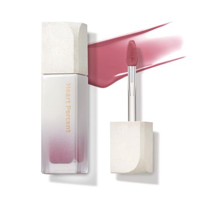 Heart Percent Dote On Mood Pure Glow Tint, Watery & Lightweight Moisturizing Lip Stain Long Lasting Liquid Lipstick 6.8g, #04. Mauve