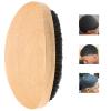 LexRory Hair Brush - Medium Hard 360 Wave Brush for Men - Beech Wood Handle, Boar Bristle, Wavy Hair, Hair Styling Brush for Black Hair, Beard Brushes (Yellow, 5x2.76x1.40 inches, 100g) view 1