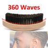 LexRory Hair Brush - Medium Hard 360 Wave Brush for Men - Beech Wood Handle, Boar Bristle, Wavy Hair, Hair Styling Brush for Black Hair, Beard Brushes (Yellow, 5x2.76x1.40 inches, 100g) view 3