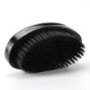 360 Curved Wave Brush For Men - Medium Hard Palm Wave Hair Brushes - Made with Beech Mix Nature Boar Bristle Brush For Black Hair (Black) view 2