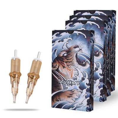 Mummy Tattoo Cartridges Needles Sorted Disposable Round Liner #10 L-Taper Bugpin 40pcs (MC-1003RL/5RL/7RL/9RL/11RL/14RL)