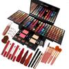 UNIFULL 190 Colors Makeup Pallet,Professional Makeup Kit for Women Full Kit,All in One Makeup Sets for Women&Beginner,include Eyeshadow,Lipstick,Compact Powder,Eyeliner,Concealer(004-Black) view 1