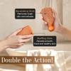 Facn Pumice Stone for Feet Callus Remover - Terra-Cotta Foot Scrubber with 2 Sides, 100% Pure Natural Foot Pumice Stone, Pedicure Pumice Stone Scrubber, Foot Exfoliator, Removes Calluses & Dead Skin view 3