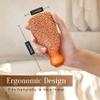 Facn Pumice Stone for Feet Callus Remover - Terra-Cotta Foot Scrubber with 2 Sides, 100% Pure Natural Foot Pumice Stone, Pedicure Pumice Stone Scrubber, Foot Exfoliator, Removes Calluses & Dead Skin view 4