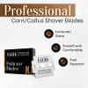 50 Facn Professional Callus Shaver Replacement Blades, Corn Plane Razor Blades for Callus Removal, Premium Platinum Japanese Stainless Steel, Pedicure Razor Blades Remove Calluses, Corns & Rough Skin view 2