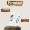 50 Facn Professional Callus Shaver Replacement Blades, Corn Plane Razor Blades for Callus Removal, Premium Platinum Japanese Stainless Steel, Pedicure Razor Blades Remove Calluses, Corns & Rough Skin view 3