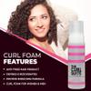 The Curl Suite Hydrating Curl Foam (7 Oz.), Anti-Frizz Formula for Women & Men with Frizzy, Wavy Hair, Volumizing & Frizz Control Hair Mousse for Curly Hair view 2